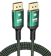 FEMORO DisplayPort 2.0 Cable 3Ft, Display Port Cables 16K@30Hz 8K@60Hz 4K@240Hz, DP to DP Cord 80...