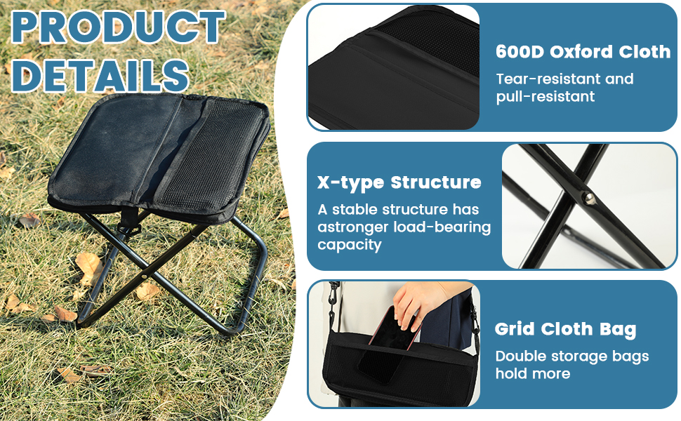 Camping Stool Portable Collapsible Stool Chair pocket chair collapsible stool portable seat