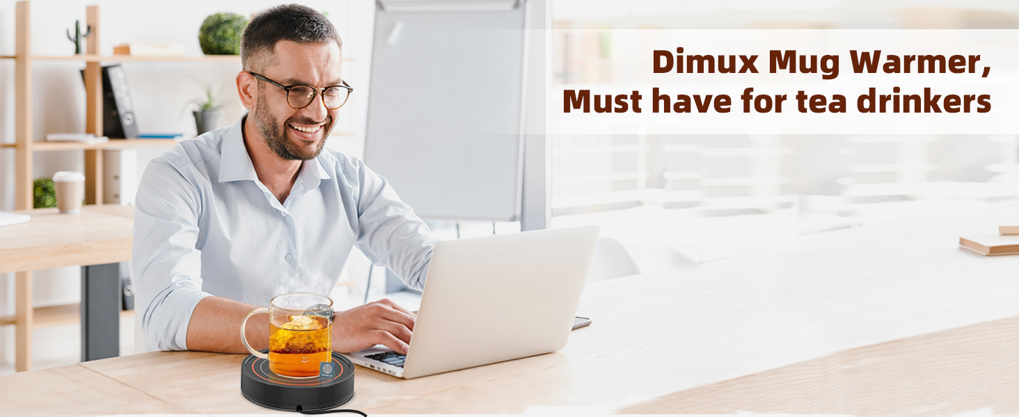 Dimux coffee mug warmer for desk