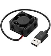 Easycargo 25mm Heatsink Fan USB 2507, 25mm USB Fan Heatsink + Thermal Conductive Adhesive Tape