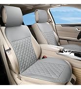 ZMOIVOK 2pcs Car Seat Covers,Leather Water Proof Material No Slip Soft Car Seat Protector Side no...