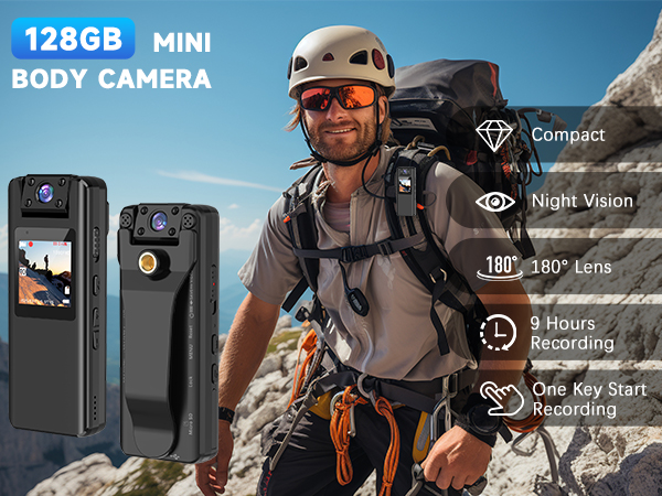 body cameras with audio and video recording small body camera body cameras clip on camera 