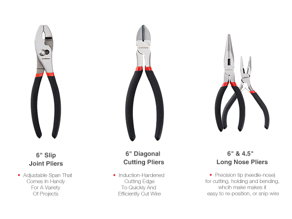 7PC Pliers and Wrench Set