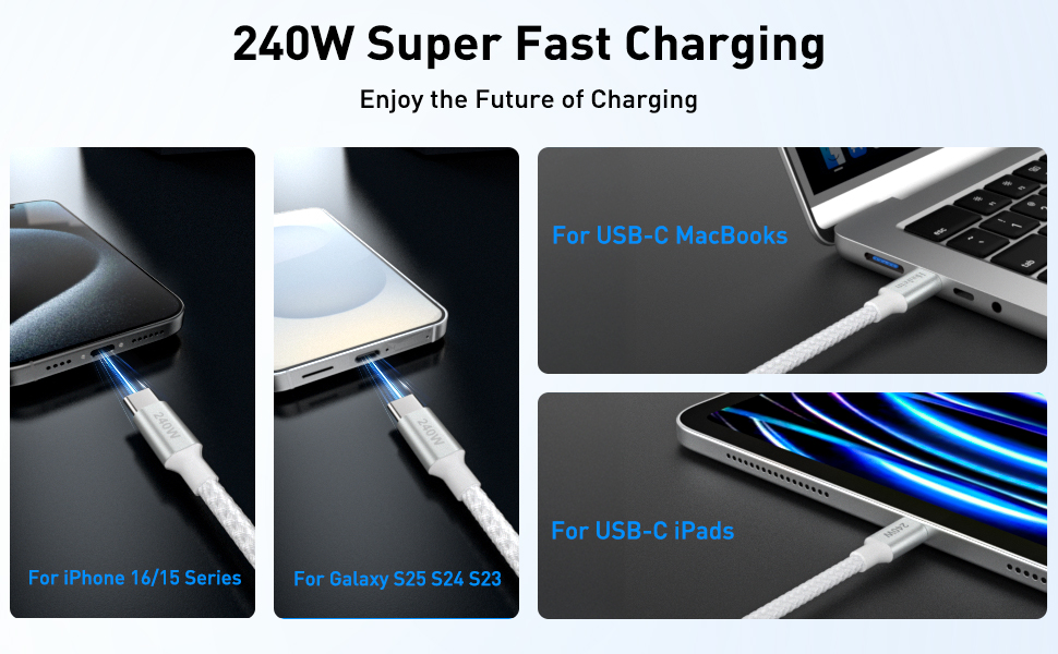 240w usb-c charge cable