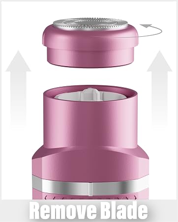 how to remove the blade of the round rotary shaver head