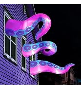 Joiedomi 3 Pcs Halloween Inflatables Outdoor Decorations, Halloween Inflatable Octopus Tentacle w...