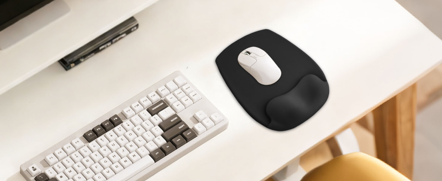 Mouse Pad with Wrist Rest Support