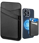 Senose Magnet Phone Wallet, Slim Mag Wallet, Magnetic Card Holder Compatible for iPhone 16/15/14/...