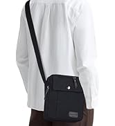 CAAORDKSO Canvas Vintage Messenger Bag Mini Crossbody Bag Shoulder Bag for Men, Small Messenger S...
