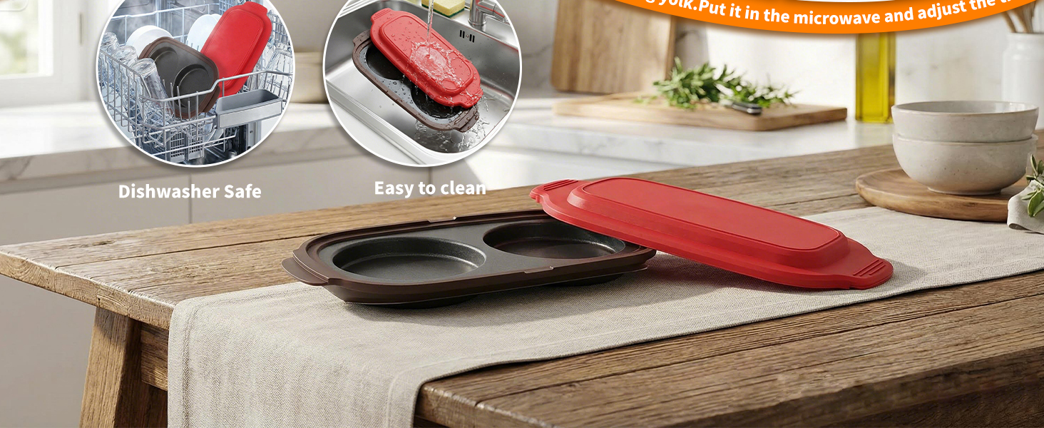 Quick-Heat Microwave Egg Cooker