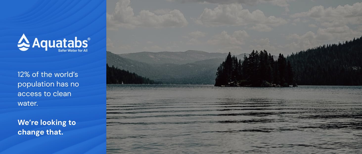 Aquatabs emergency water filtration tablets – emergency water filter system alternative