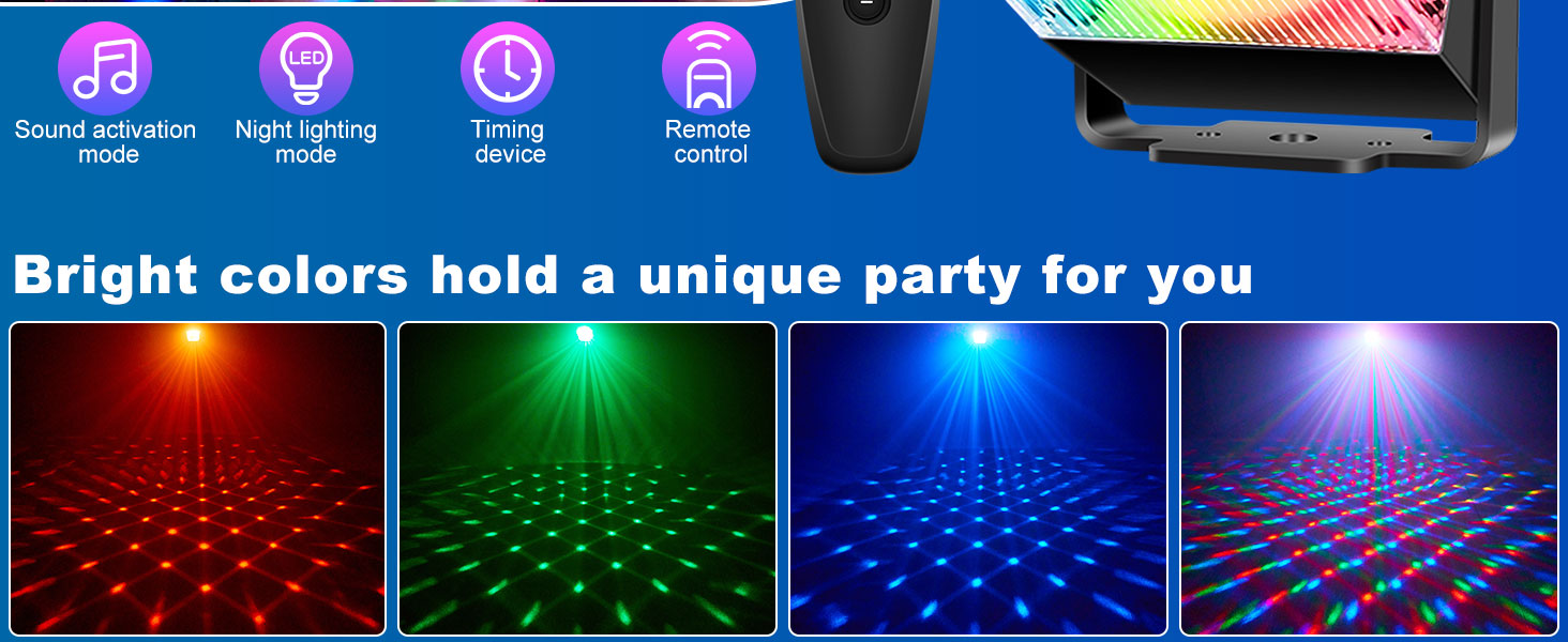 2 in 1 Disco Ball Effect and Night Light