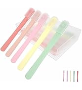 LIZICH Eyelid Brush with Soft Silicone for Sensitive Eyelids,Gently Cleans Eyelid Margins,Removes...