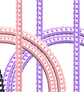 iPhone Charger 10FT Lightning Cable [Apple MFi Certified] Right Angle 3 Pack 90 Degree Nylon Brai...