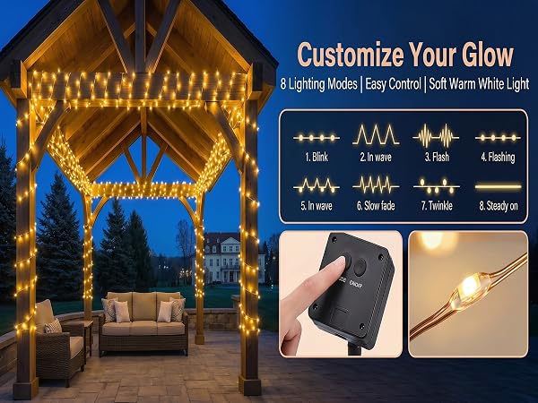 solar fairy lights outdoor