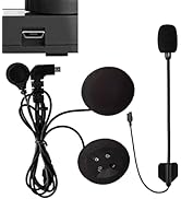 FreedConn Bluetooth Intercom Microphone [Upgrade 5-pin Headset] Speaker for KY pro TCOM-VB/TCOM-S...