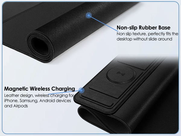 Waterproof Gaming Mousepad with Non-Slip Base