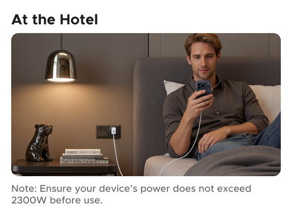 UGREEN eu plug Travel adapter