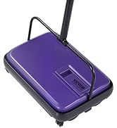 VEVOR Carpet Sweeper Manual, Floor Sweeper with 300 ml Dustbin Capacity Easy to Empty, 6.7 inch C...