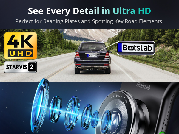 Dash Cam Front 4K