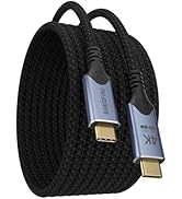 BAWIOFIAU Type c to Type c Cable,20gbps USB c 3.2 gen 2,4k@60Hz Video,usbc Cable Monitor,240w USB...