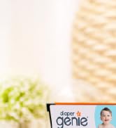 Diaper Genie Easy Roll Refill | 18 Bags Per Refill | Holds Up to 846 Newborn Diapers | Odor Contr...