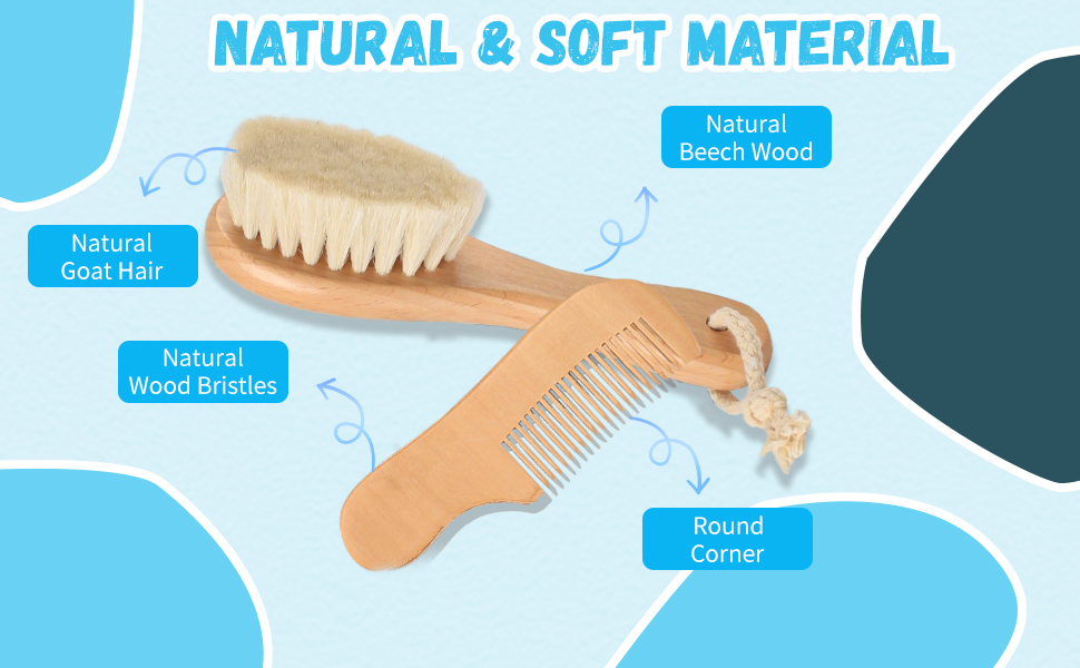 baby hair brush and comb