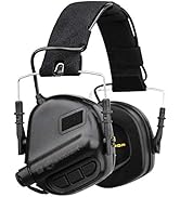 OPSMEN Electronic Shooting Earmuffs Ear Muffs Safety Tactical Gun Sound Amplification Hearing Pro...