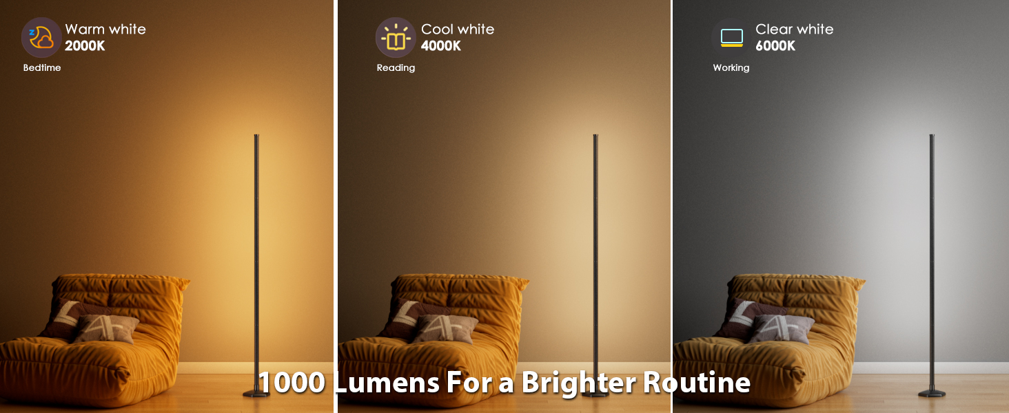RGB LED Corner Lamp with Remote Control