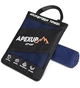 APEXUP Microfiber Travel Towel, Ultra Absorbent Quick Dry Towels, Lightweight Gym Sports Camping ...