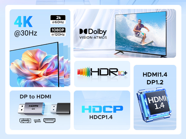 dp tp hdmi adapter