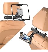 OHLPRO Headrest Tablet Holder for Car Back Seat iPad Car Mount with 360° Adjustable Arm, Road Tri...