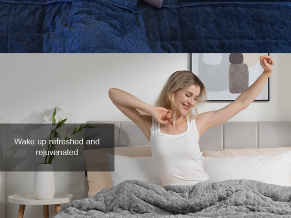 Get a restful, restorative sleep with our weighted blankets