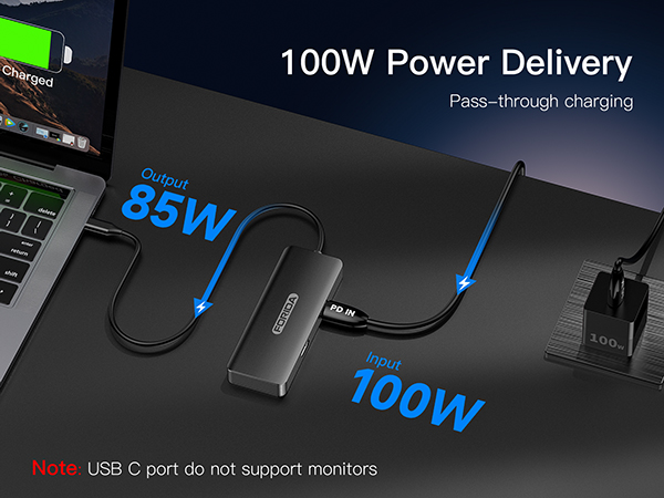 usb c hub powered