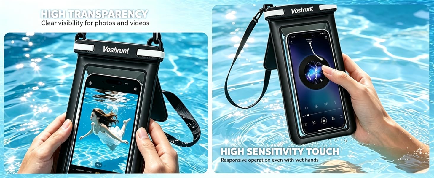 water phone protector pouch water proof phone case for swimming snorkeling boating