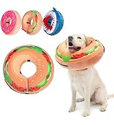 BEAUTYZOO Dog Cone Alternative After Surgery for Large Medium Small Dogs, Soft Inflatable Cone Co...
