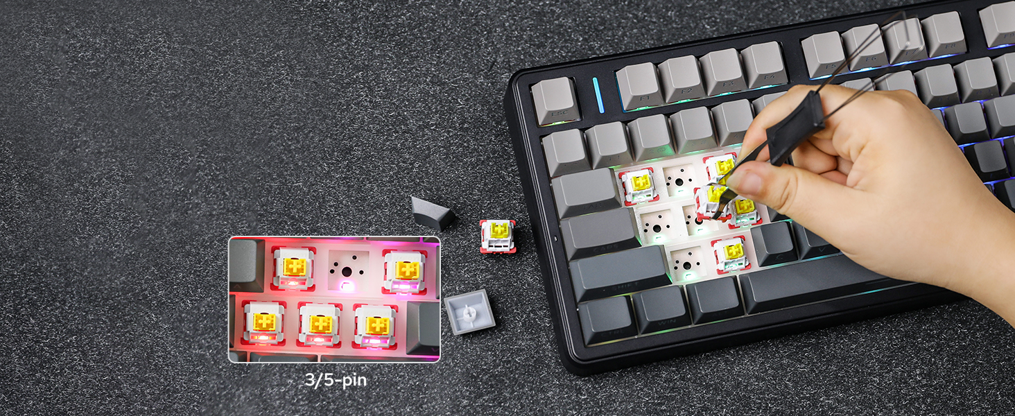 F99 PRO wireless gaming keyboard