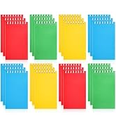 Hooqict 24 Pack Pocket Notebook Small Spiral Notepad Pocket Notepads Mini Journal Notebooks Color...