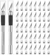 Jetmore 42 Pack Exacto Knife Set, 2 PCS Exacto Knife Hobby Knife Precision Cutter with Silicone H...