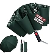 LILAC Large Travel Inverted Umbrella, 54 Inch 10 Ribs Windproof for Rain &amp; Sun, Reverse Automatic...