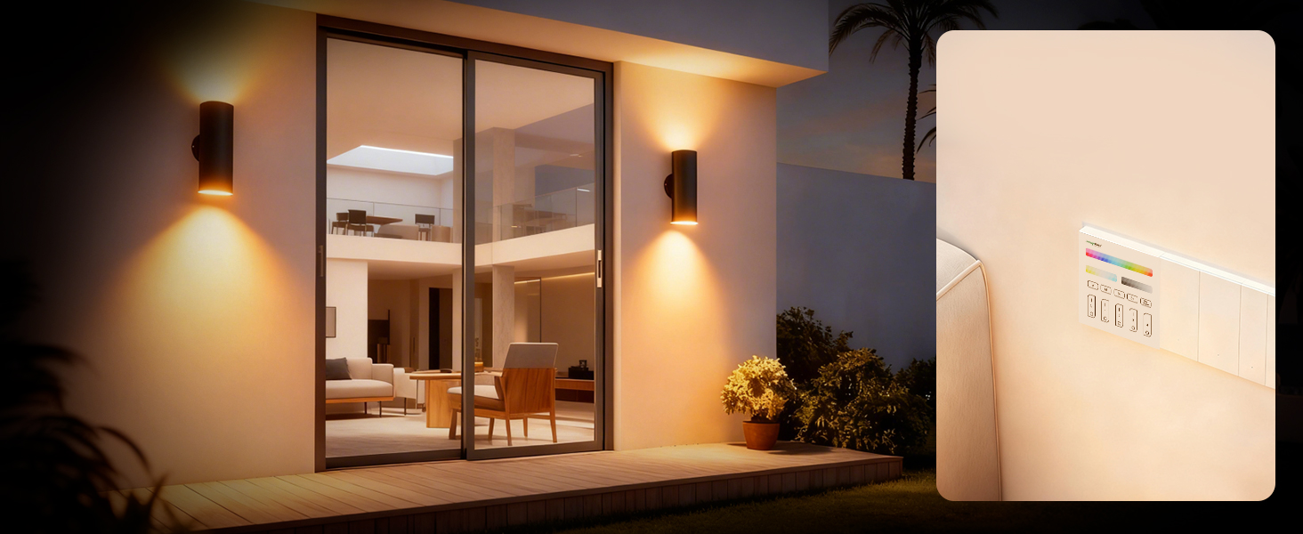 Used for smart wall Sconces lighting control