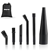 Shop-Vac Micro Cleaning Nozzle Kit, 1-1/4" Detailed-Cleaning Attachments for Compact Wet Dry Shop...
