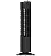 Emerson FAT2835 Tower 60 Degree Oscillating Fan, 3 Speed Settings with Manual Knob, and Convenien...