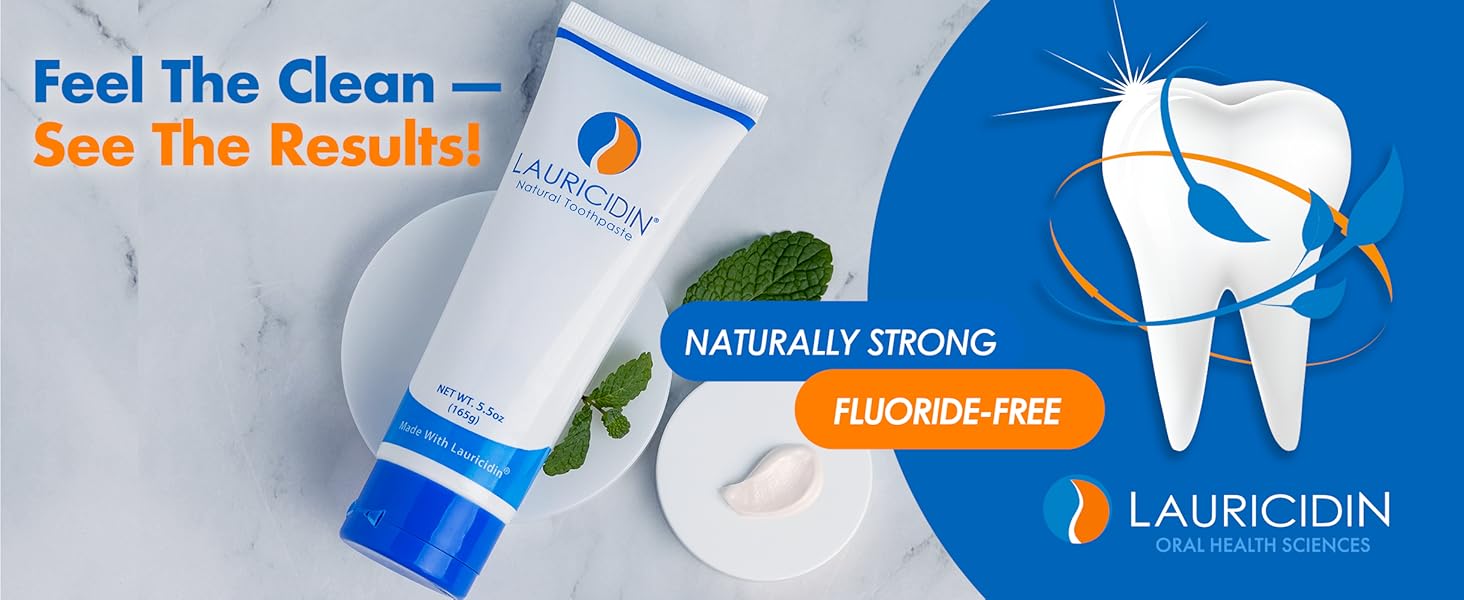 Fluoride-Free, SLS-Free, Gluten Free Toothpaste, Allergen Free Toothpaste