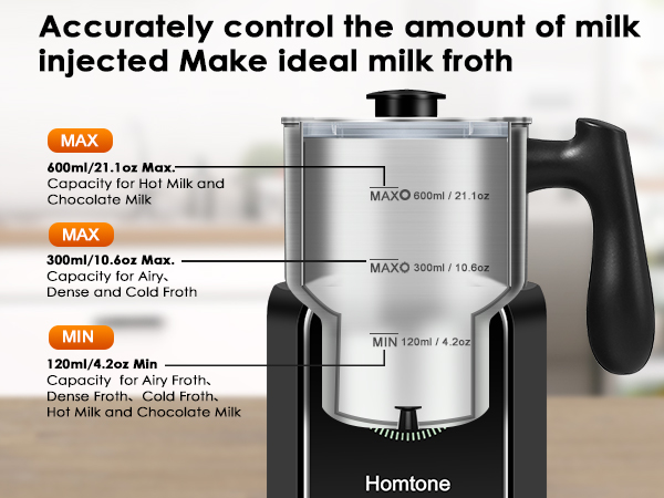 milk frother steamer