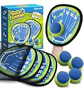 Ellinjan 4 Packs Catch Ball Game Set, Baseball Training Glove, Outdoor Toys, Summer Pool Beach Ya...