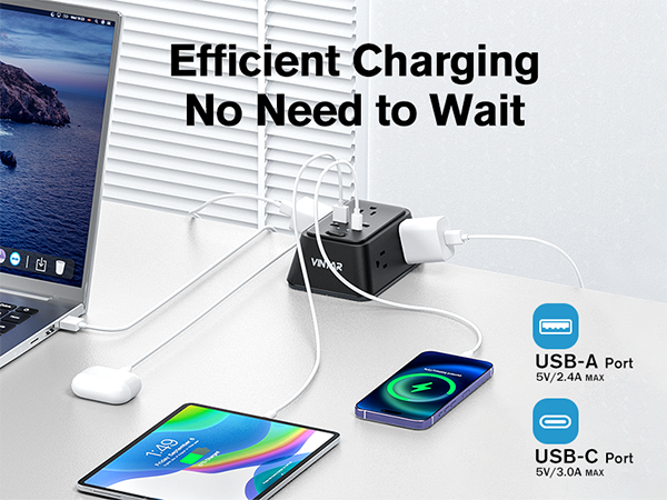 desk mounted power strip