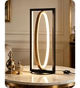 GOEBLESON Modern LED Table Lamp, Dimmable Minimalist Bedside Lamp, 3 Color Temperatures, Angle Ad...
