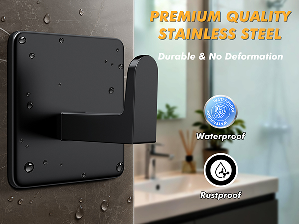 Stainless steel hook, waterproof and rustproof, durable and no deformation for long-term use
