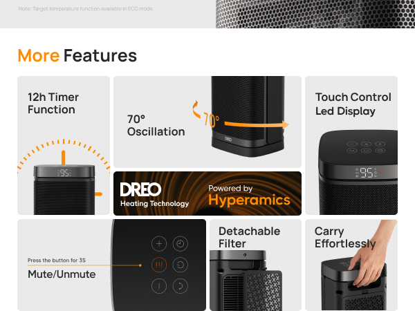 Space Heater Features